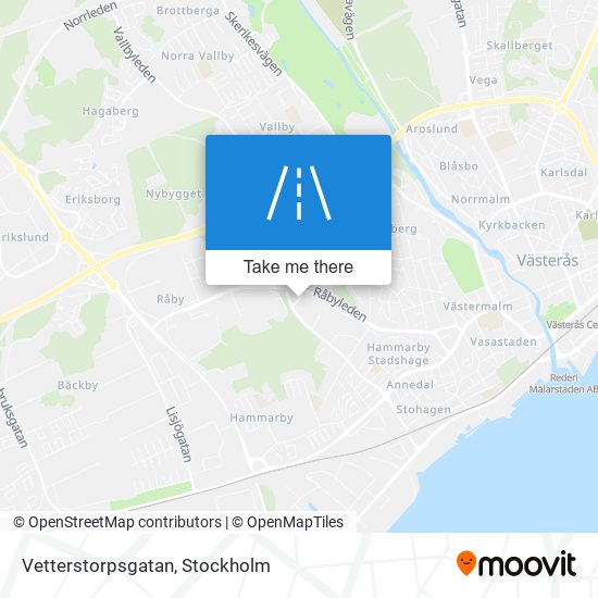 Vetterstorpsgatan map