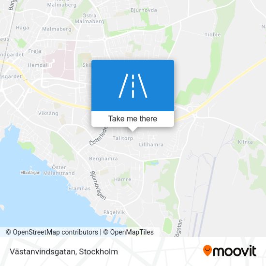 Västanvindsgatan map