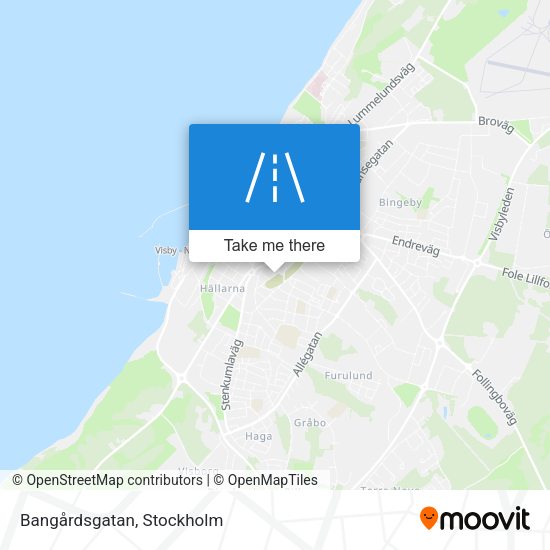 Bangårdsgatan map
