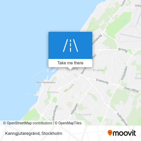 Kanngjutaregränd map