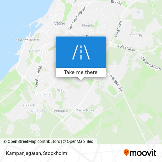 Kampanjegatan map