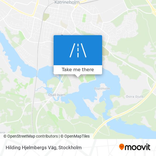 Hilding Hjelmbergs Väg map