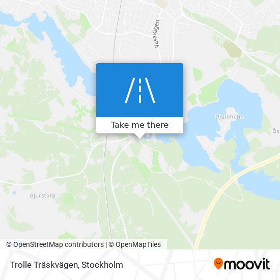 Trolle Träskvägen map