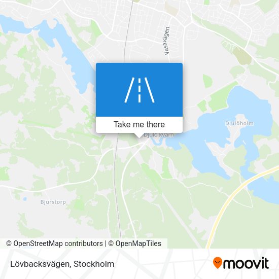 Lövbacksvägen map