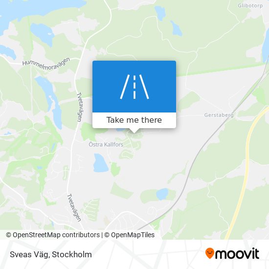 Sveas Väg map