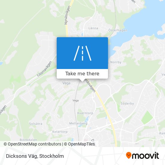 Dicksons Väg map