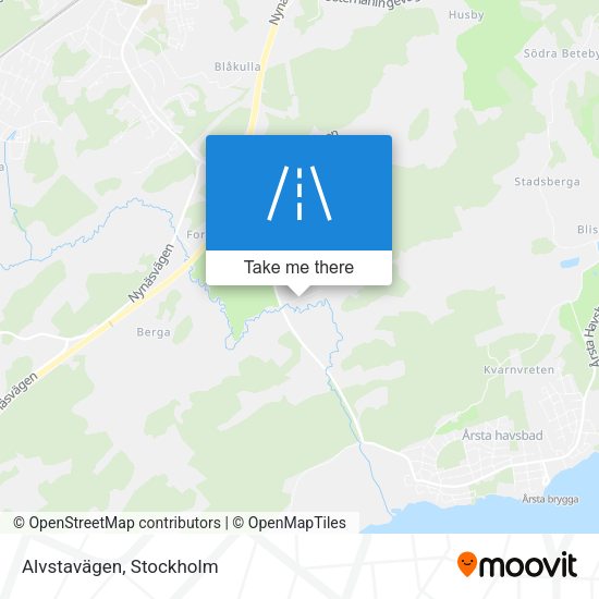 Alvstavägen map