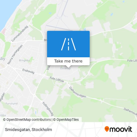 Smidesgatan map