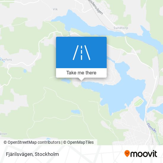 Fjärilsvägen map