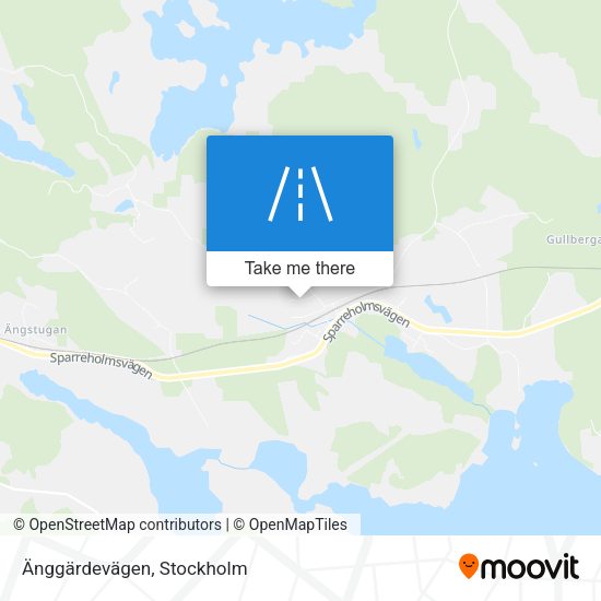 Änggärdevägen map