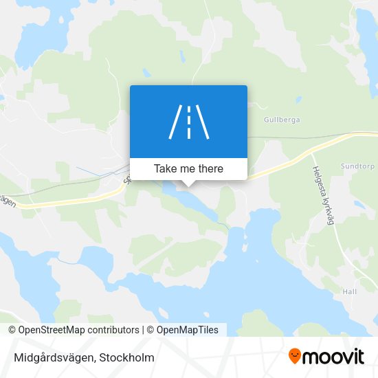 Midgårdsvägen map
