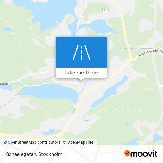 Scheelegatan map