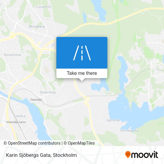 Karin Sjöbergs Gata map