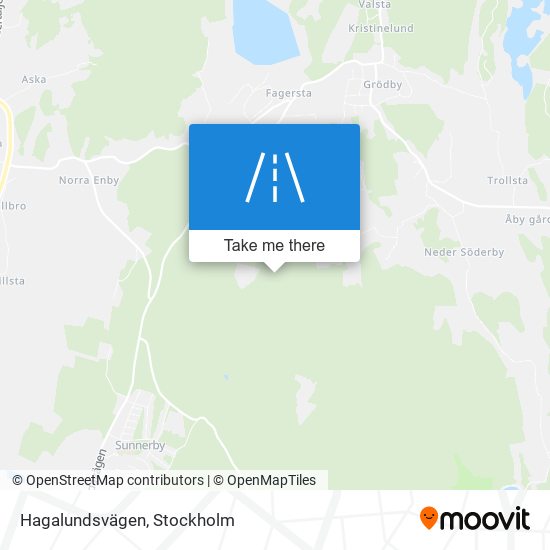 Hagalundsvägen map