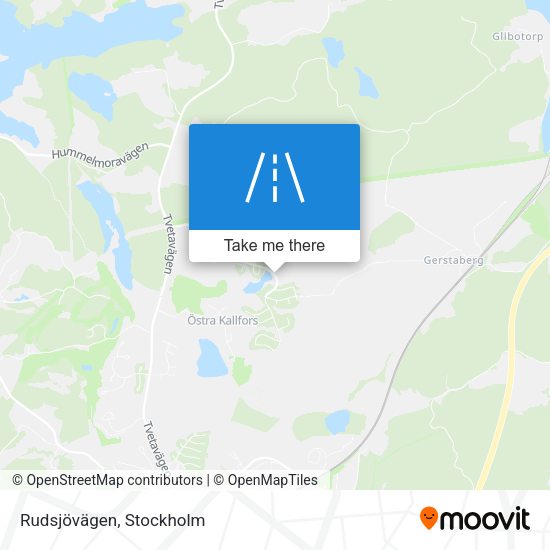 Rudsjövägen map