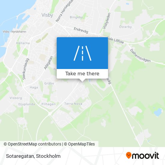 Sotaregatan map