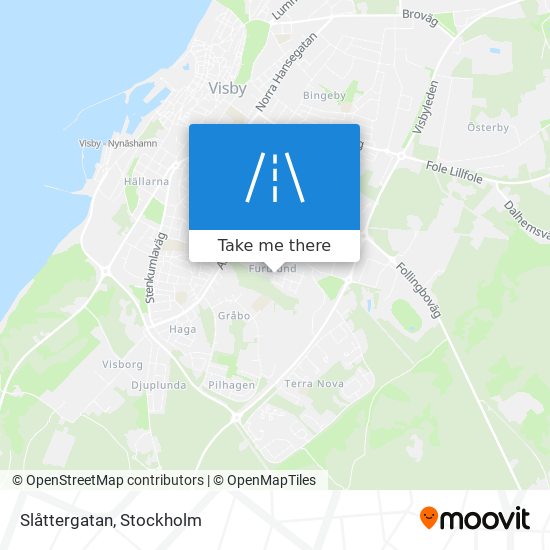 Slåttergatan map