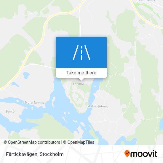 Fårtickavägen map