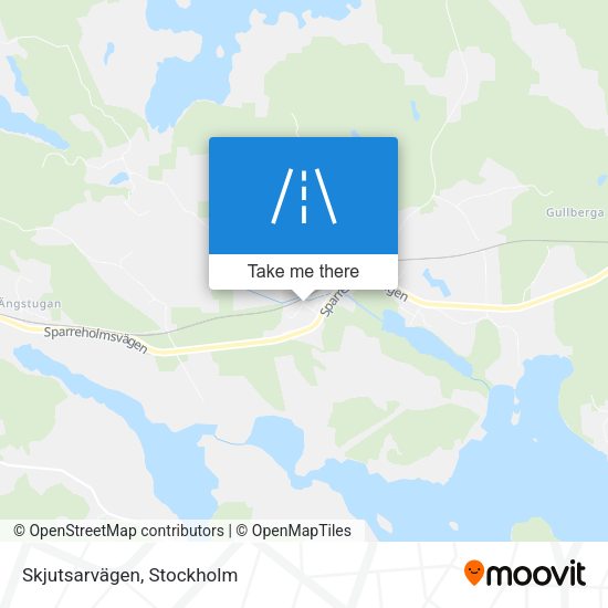Skjutsarvägen map
