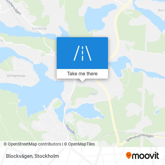 Blockvägen map