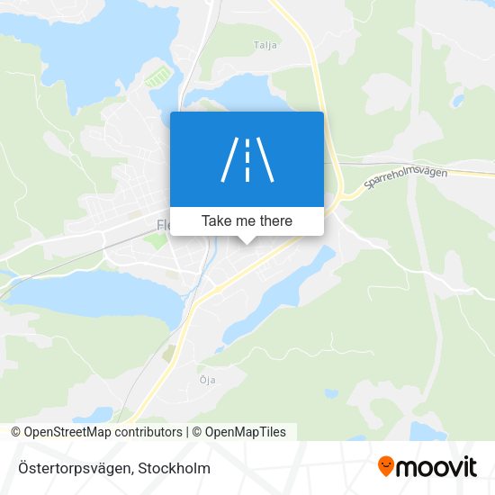 Östertorpsvägen map