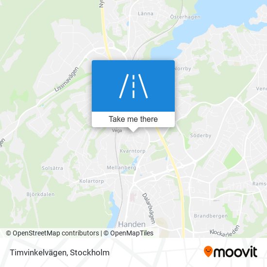 Timvinkelvägen map