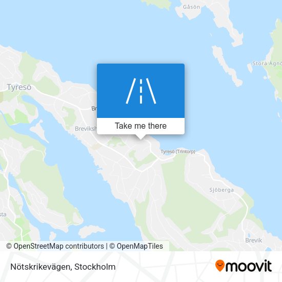 Nötskrikevägen map