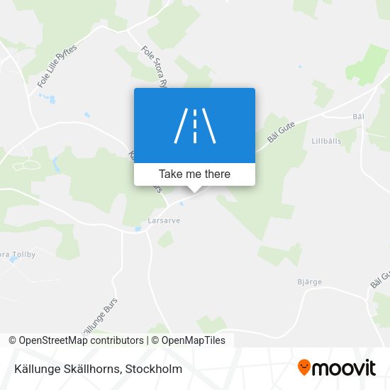 Källunge Skällhorns map