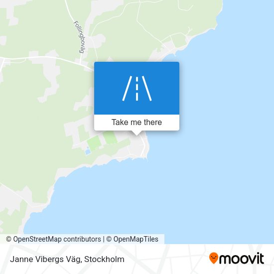 Janne Vibergs Väg map