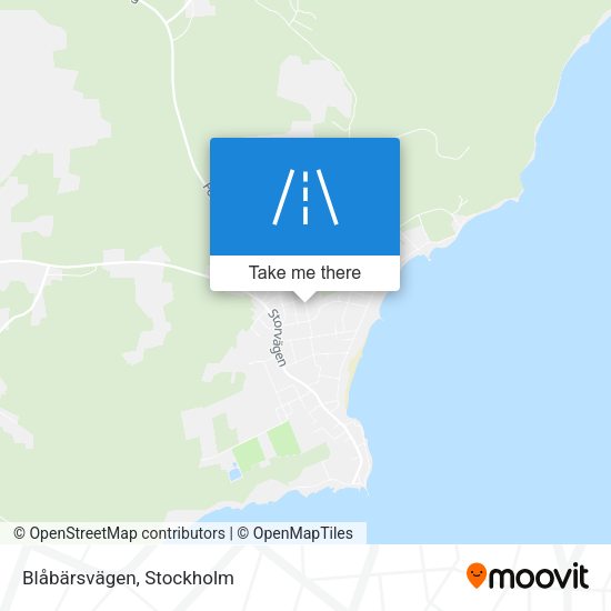 Blåbärsvägen map
