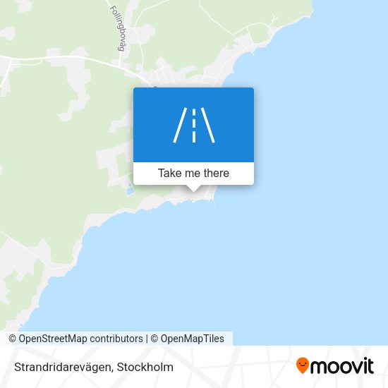Strandridarevägen map