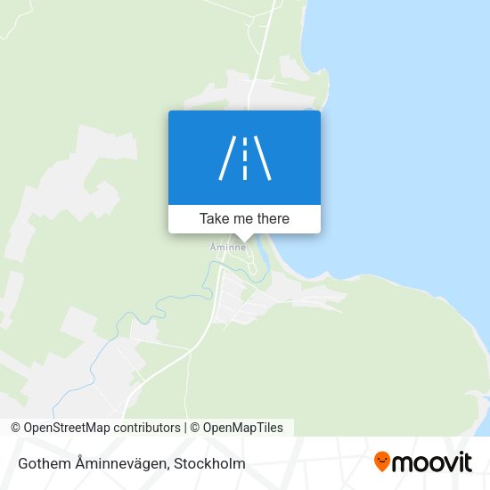 Gothem Åminnevägen map