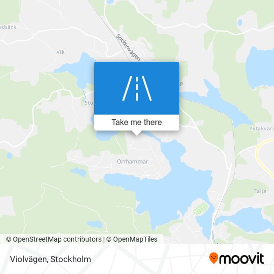 Violvägen map