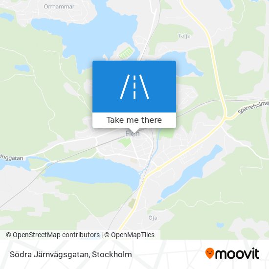 Södra Järnvägsgatan map