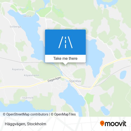 Häggvägen map