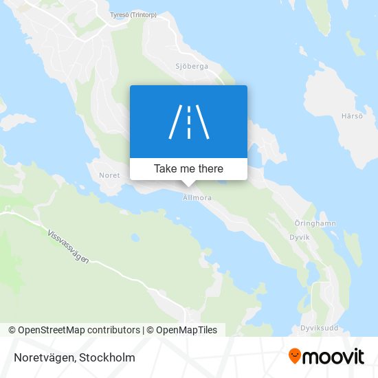 Noretvägen map