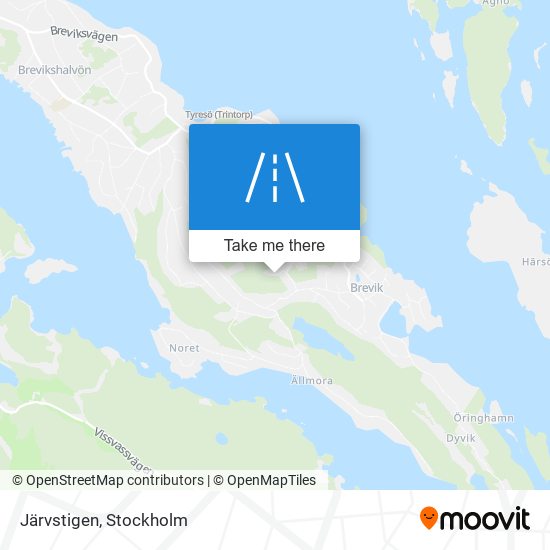 Järvstigen map