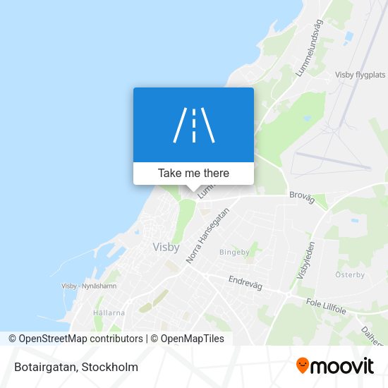 Botairgatan map