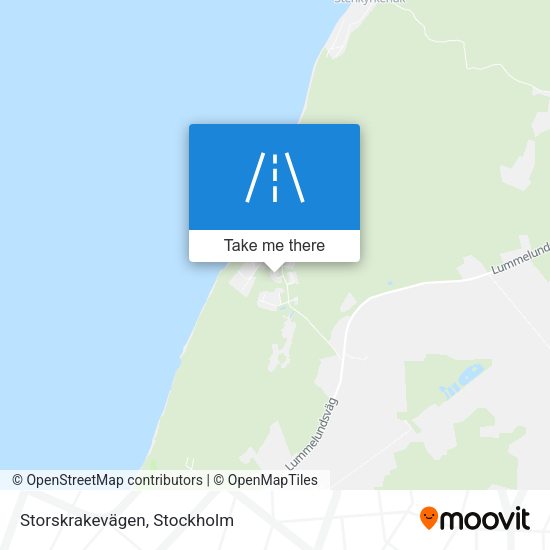 Storskrakevägen map