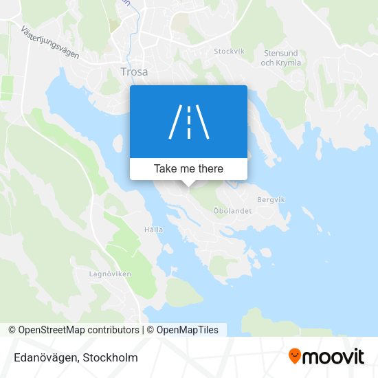 Edanövägen map