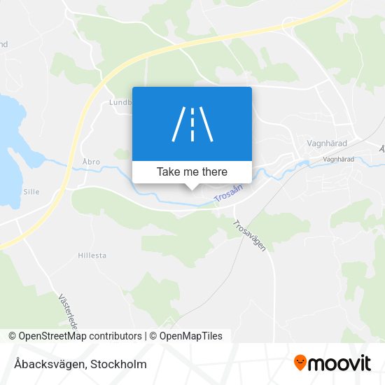 Åbacksvägen map