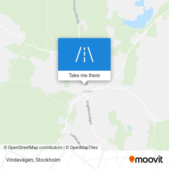 Vindevägen map
