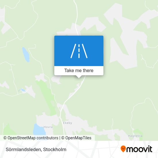 Sörmlandsleden map