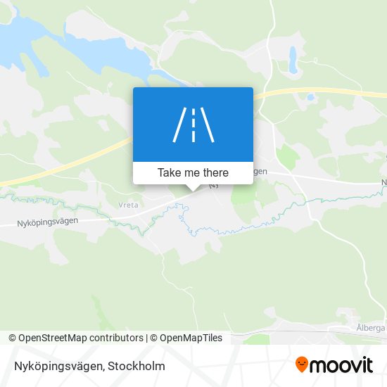 Nyköpingsvägen map