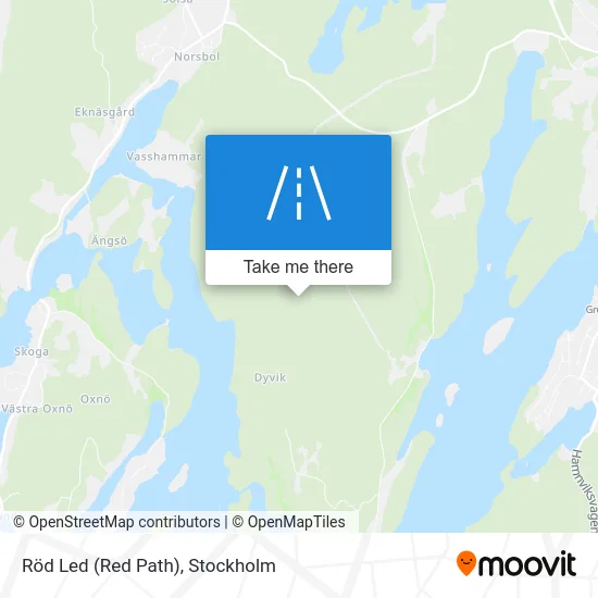 Röd Led (Red Path) map