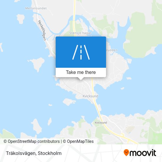 Träkolsvägen map