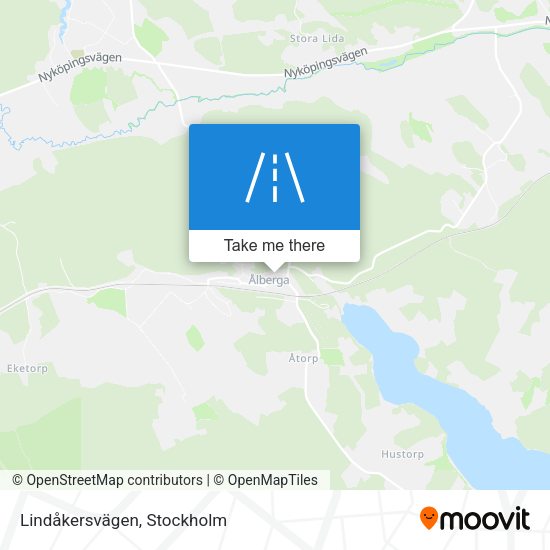 Lindåkersvägen map