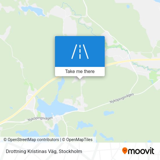 Drottning Kristinas Väg map