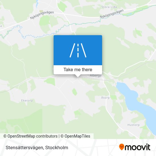 Stensättersvägen map
