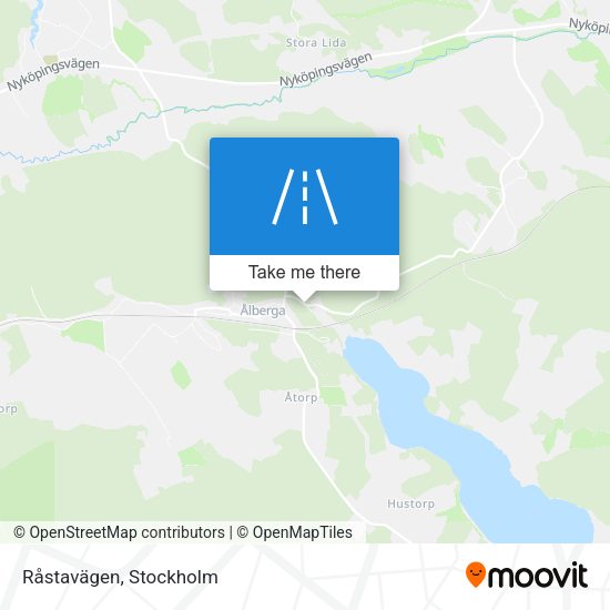 Råstavägen map